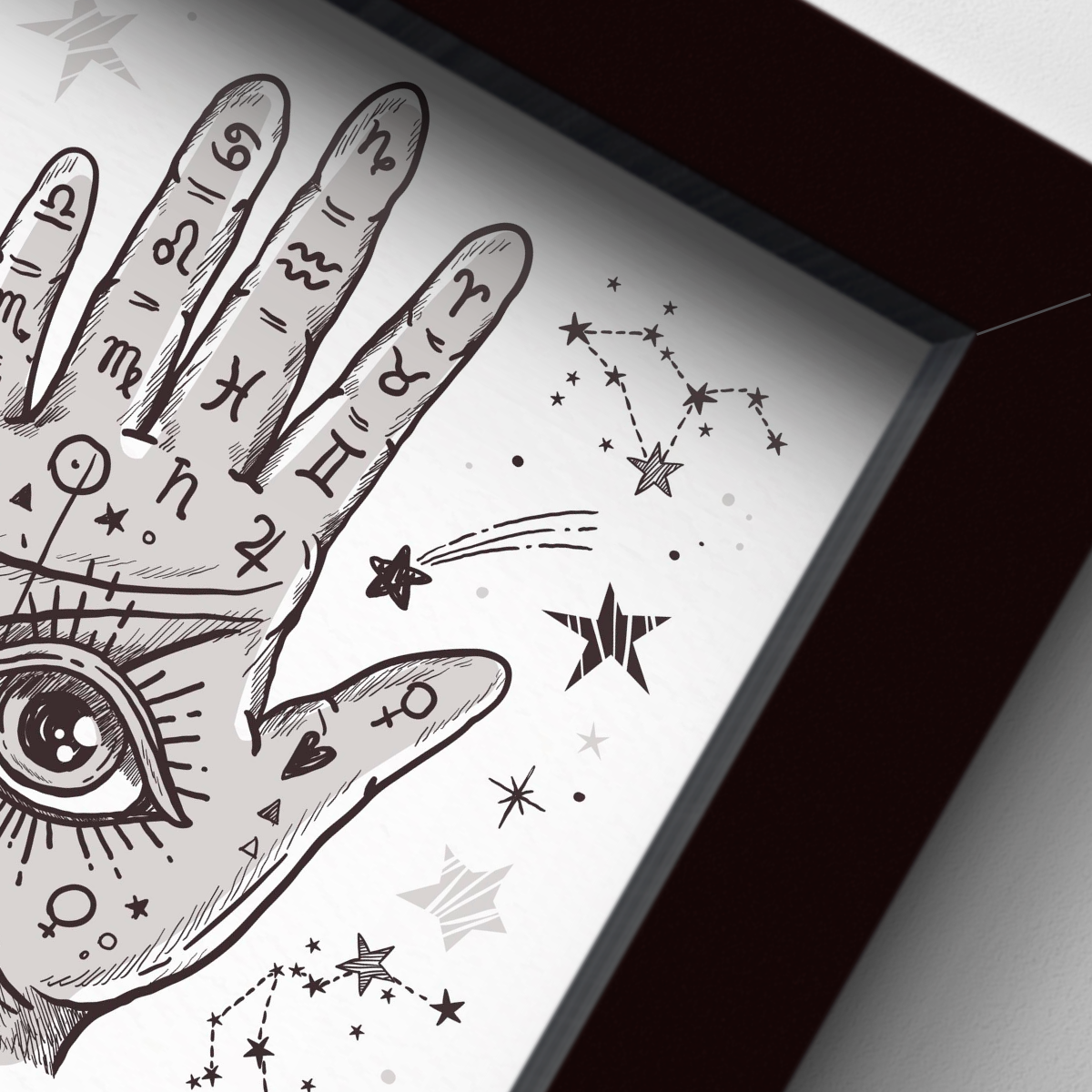 QUADRO PALMA ZODIACO QUADROS DECORATIVOS PALMA ZODIACO