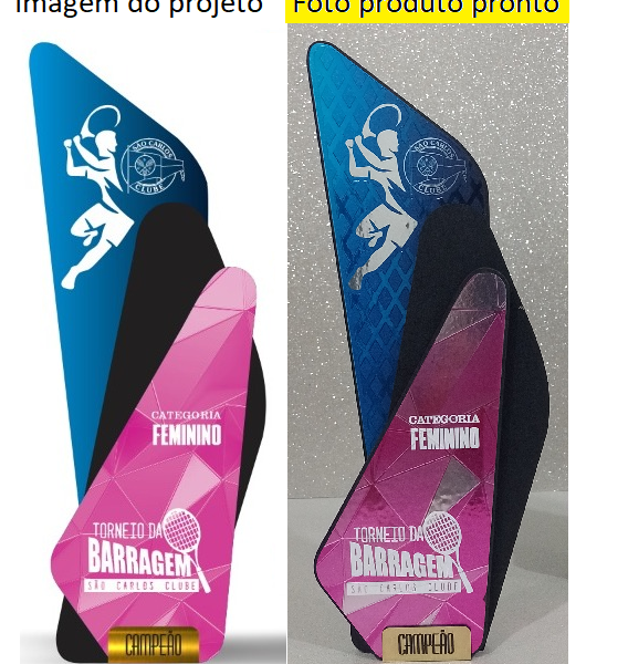 Projeto troféu, antes e depois
