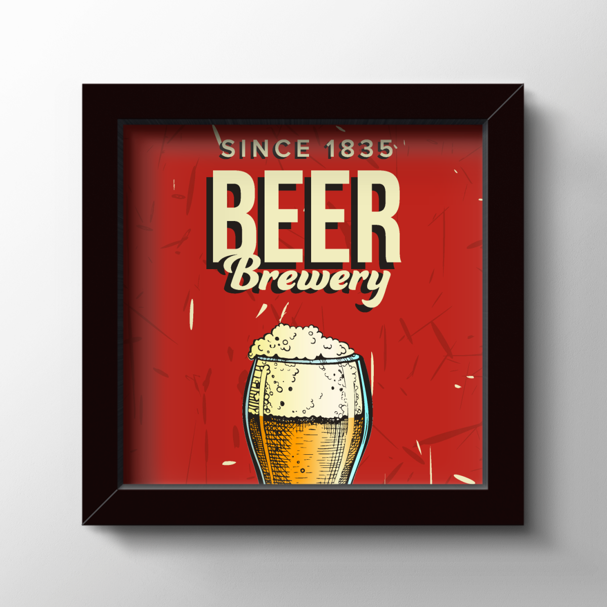 quadro decorativo beer 1835 quadro beer 1835