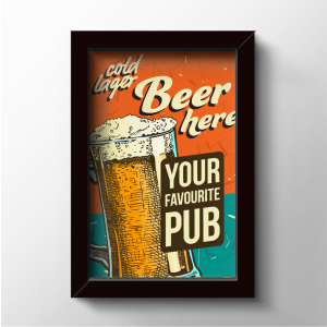 Quadro decorativo Beer Here