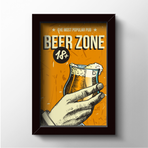 Quadro decorativo Beer Zone