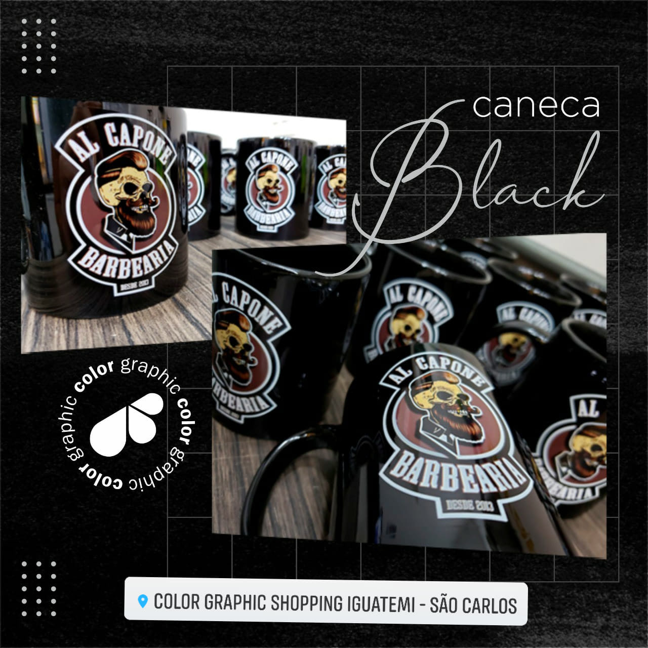 caneca black personalizada caneca personalizada black